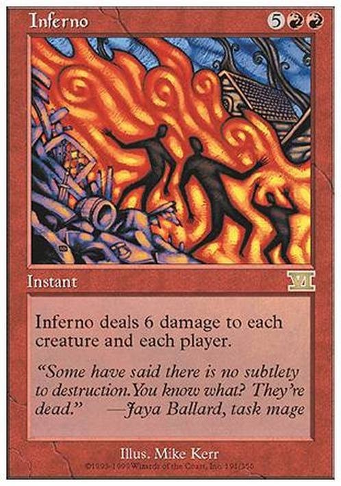 Inferno ~ Sixth Edition [ Excellent ] [ Magic MTG ]