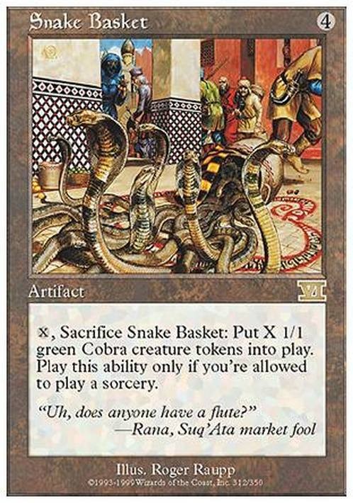 Snake Basket ~ Sixth Edition [ Excellent ] [ Magic MTG ] - London Magic Traders Ltd