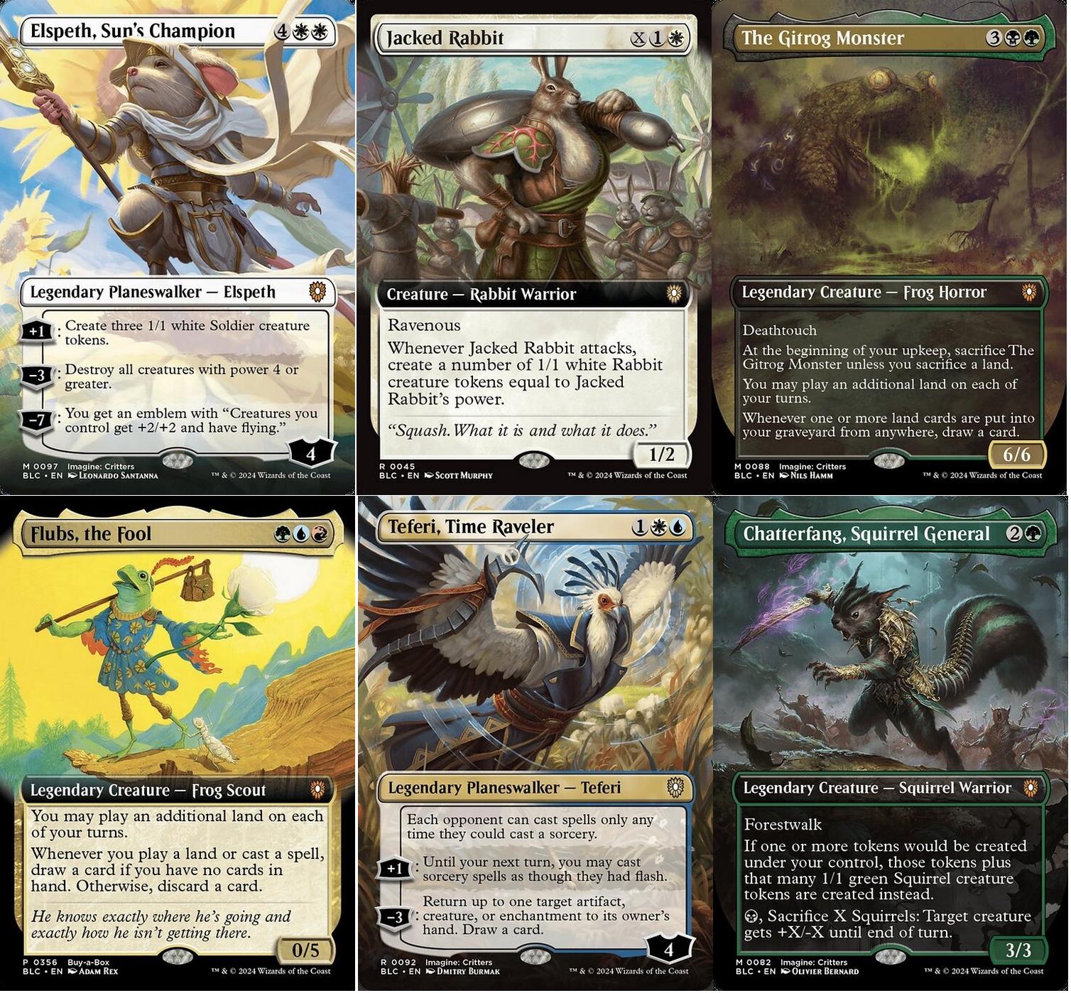 Choose your BORDERLESS / Extended ~ Commander: Bloomburrow [ NM ] [ Magic MTG ] - London Magic Traders Ltd