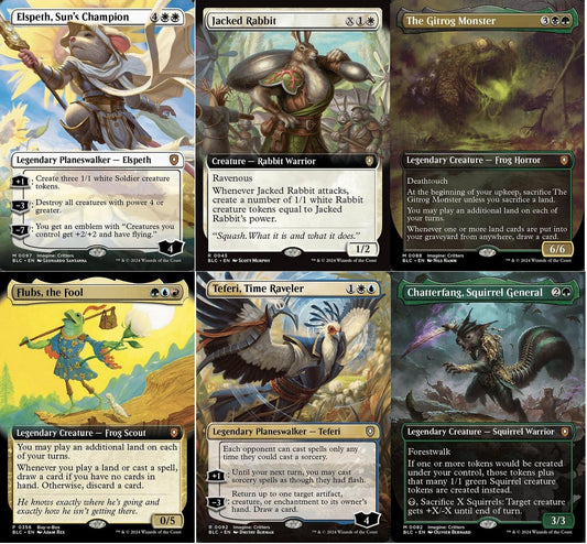 Choose your BORDERLESS / Extended ~ Commander: Bloomburrow [ NM ] [ Magic MTG ]