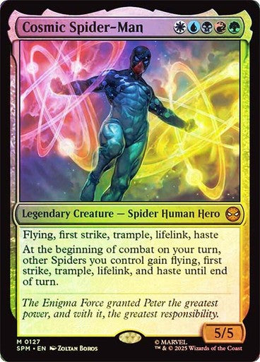FOIL Cosmic Spider-Man ~ Spider-Man [ NM ] [ Magic MTG ]