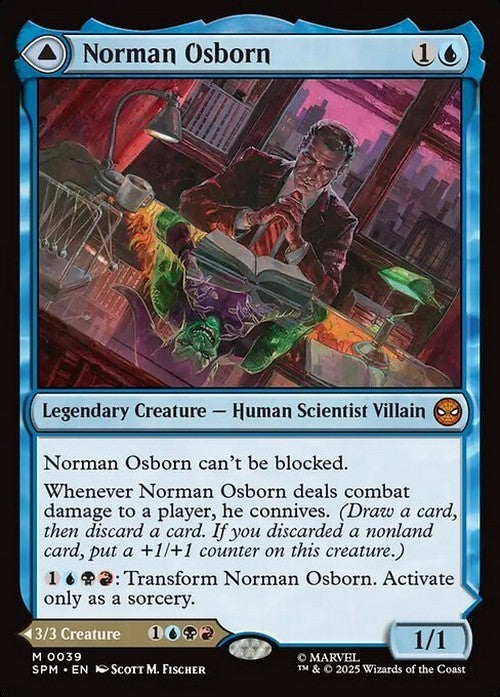 Norman Osborn / Green Goblin ~ Spider-Man [ NM ] [ Magic MTG ]