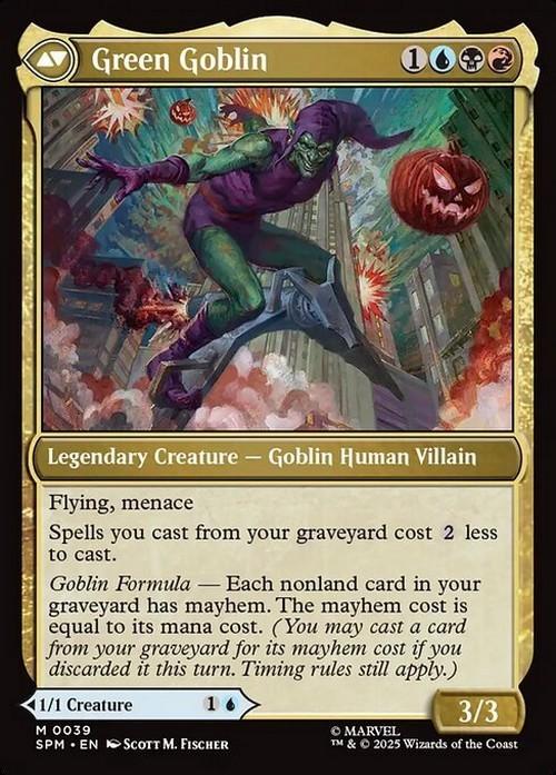 Norman Osborn / Green Goblin ~ Spider-Man [ NM ] [ Magic MTG ]