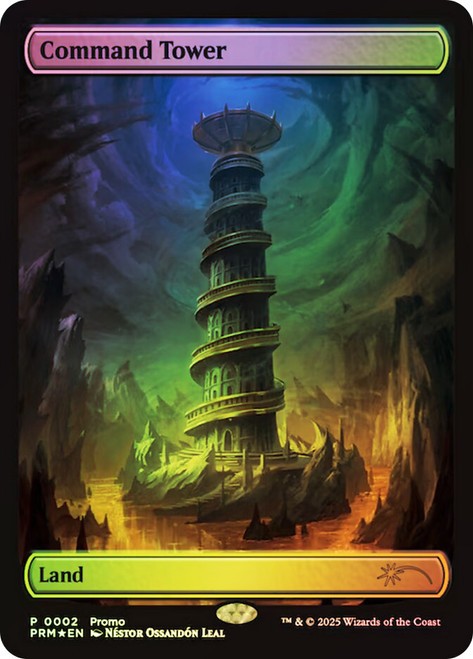 FOIL Command Tower ~ Player Rewards Promos [ NearMint ] [ Magic MTG ]