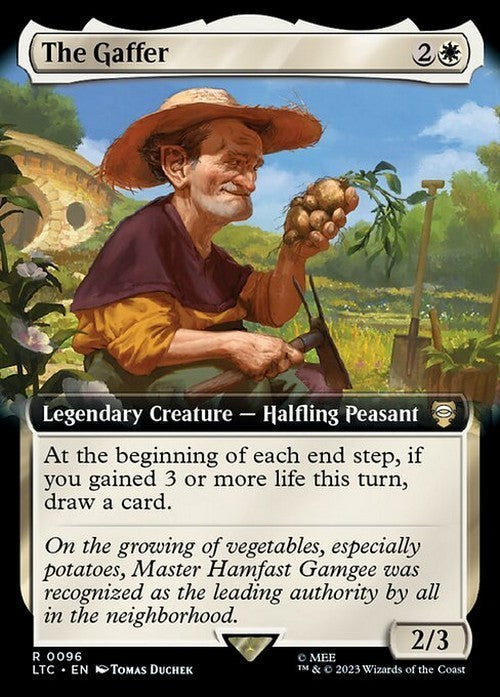 BORDERLESS The Gaffer ~ Commander: The Lord of the Rings [ NM ] [ Magic MTG ]