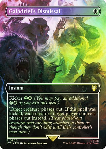 FOIL Galadriel's Dismissal ~ Commander: The Lord of the Rings [ NM ]