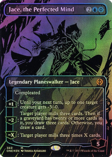 FOIL OIL SLICK Jace, the Perfected Mind ~ Phyrexia: All Will Be One [ MTG ]