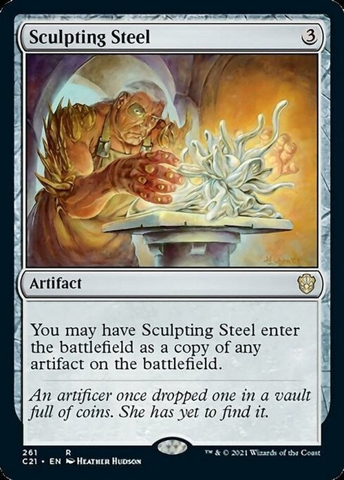 Sculpting Steel ~ Commander: Strixhaven [ NearMint ] [ Magic MTG ]