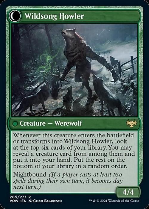 Howlpack Piper ~ Crimson Vow [ NearMint ] [ Magic MTG ] - London Magic Traders Ltd