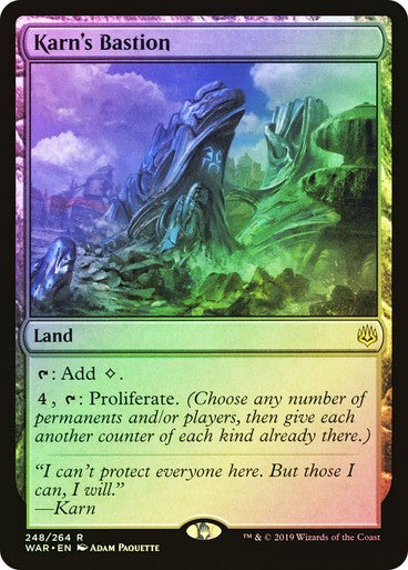 FOIL Karn's Bastion ~ War of the Spark [ NM ] [ Magic MTG ]