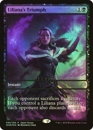 FOIL Liliana's Triumph ~ War of the Spark Open House [ NearMint ] [ Magic MTG ]