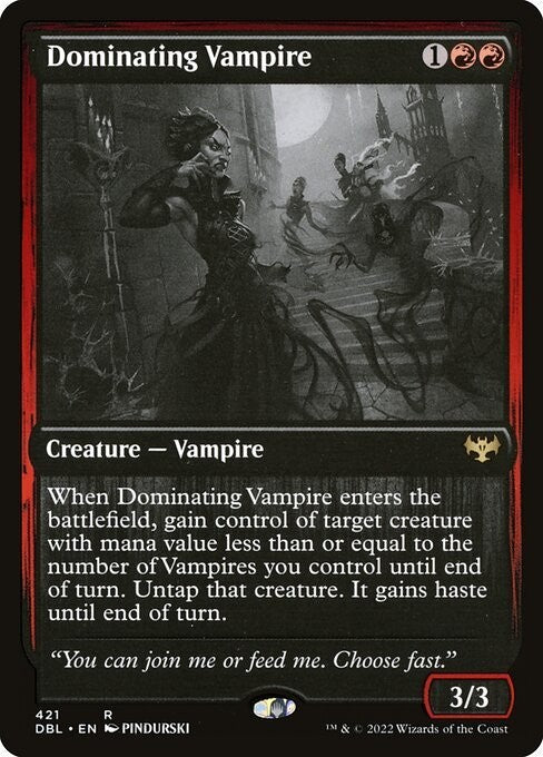 Dominating Vampire ~ Double Feature [ NearMint ] [ Magic MTG ]