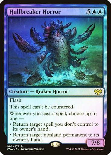 FOIL Hullbreaker Horror ~ Crimson Vow [ NearMint ] [ Magic MTG ]