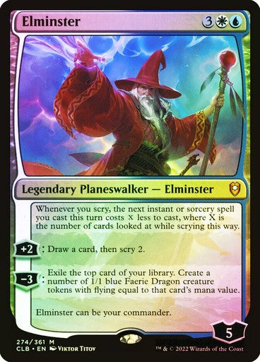 FOIL Elminster ~ Commander Legends 2 [ NM ] [ Magic MTG ]