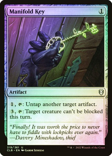 FOIL Manifold Key ~ Commander Legends 2 [ NM ] [ MTG ]