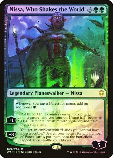 FOIL Nissa, Who Shakes the World ~ PROMO PACK [ NM ] [ Magic MTG ]
