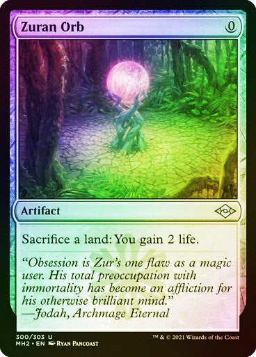FOIL ETCHED Zuran Orb ~ Modern Horizons 2 [ NearMint ] [ Magic MTG ]