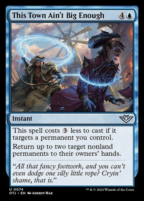 This Town Ain't Big Enough ~ Outlaws of Thunder Junction [ NM ] [ Magic MTG ] - London Magic Traders Ltd