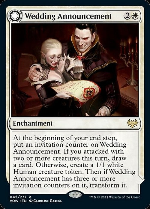 Wedding Announcement ~ Crimson Vow [ NearMint ] [ Magic MTG ]