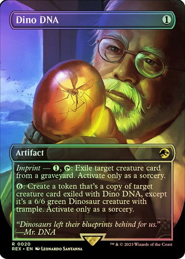FOIL Dino DNA ~ Universes Beyond: Jurassic World [ NM ] [ Magic MTG ]