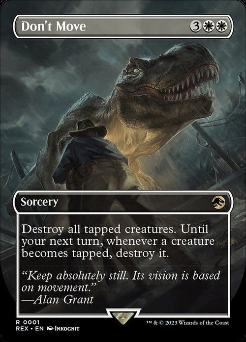 Don't Move ~ Universes Beyond: Jurassic World [ NM ] [ Magic MTG ]