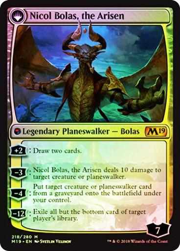 FOIL Nicol Bolas, the Ravager ~ Core 2019 [ Excellent ] [ Magic MTG ]