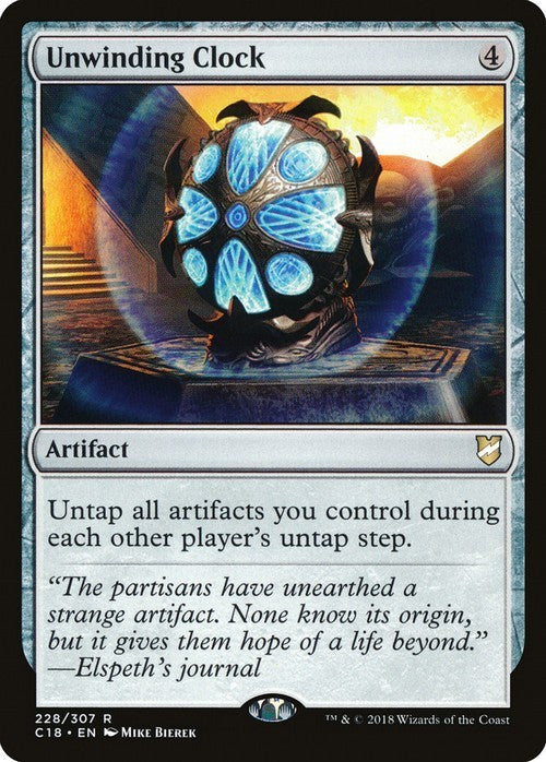 Unwinding Clock ~ Commander 2018 [ NearMint ] [ Magic MTG ]