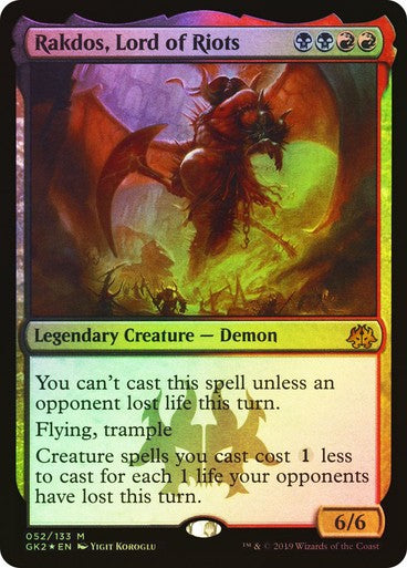 FOIL Rakdos, Lord of Riots ~ Guild Kits [ Excellent ] [ Magic MTG ]
