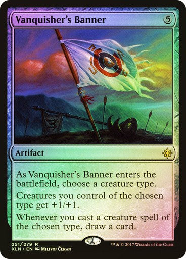 FOIL Vanquisher's Banner ~ Ixalan [ Excellent ] [ Magic MTG ]