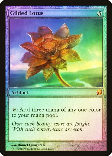 FOIL Gilded Lotus ~ From the Vault [ Excellent ] [ Magic MTG ]