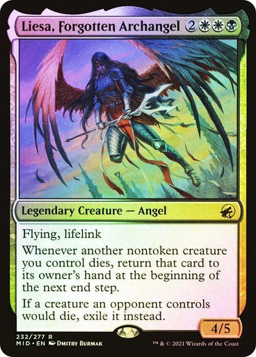 FOIL Liesa, Forgotten Archangel ~ Midnight Hunt [ NearMint ] [ Magic MTG ]