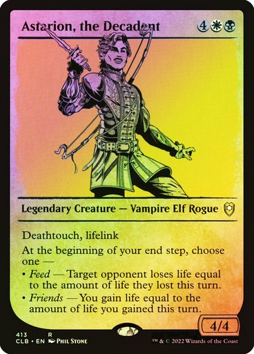 FOIL SHOWCASE Astarion, the Decadent ~ Commander Legends 2 [ NM ] [ Magic MTG ]