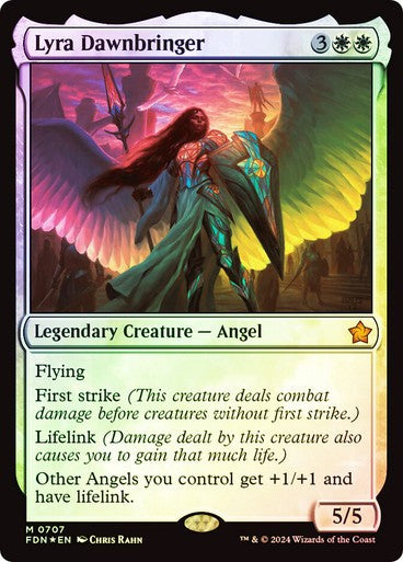 FOIL Lyra Dawnbringer ~ Foundations [ NearMint ] [ Magic MTG ]