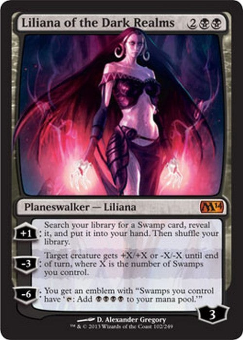Liliana of the Dark Realms ~ Magic 2014 [ Excellent ] [ Magic MTG ]