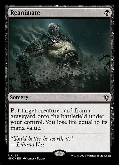 Reanimate ~ Commander: Murders at Karlov Manor [ NM ] [ Magic MTG ]