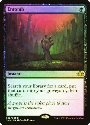 FOIL Entomb ~ Dominaria Remastered [ NearMint ] [ Magic MTG ]