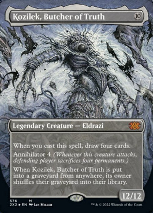 BORDERLESS Kozilek, Butcher of Truth ~ Double Masters 2022 [ NM ] [ Magic MTG ]