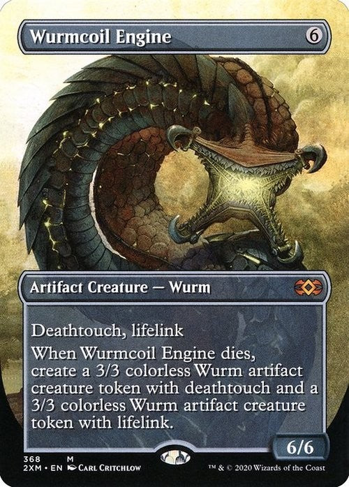 BORDERLESS Wurmcoil Engine ~ Double Masters [ NearMint ] [ Magic MTG ]