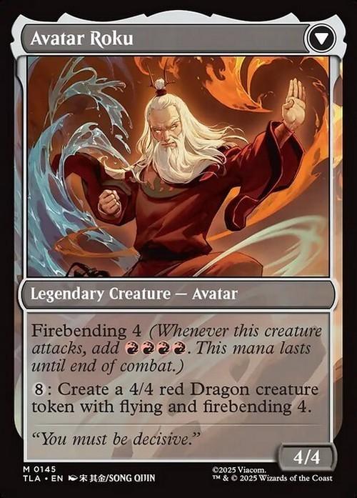 The Legend of Roku ~ Avatar: The Last Airbender [ NearMint ] [ Magic MTG ]