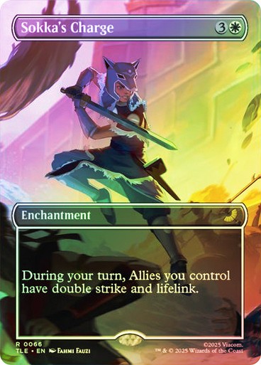 FOIL Sokka's Charge ~ Avatar: The Last Airbender [ NearMint ] [ Magic MTG ]