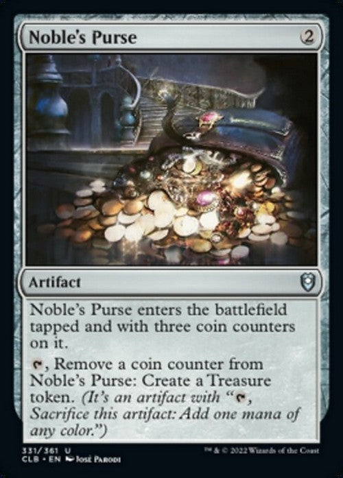 Noble's Purse ~ Commander Legends 2 [ NM ] [ Magic MTG ]