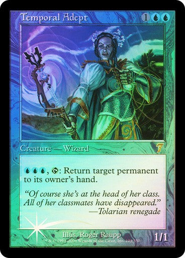 FOIL Temporal Adept ~ Seventh Edition [ Excellent ] [ Magic MTG ]