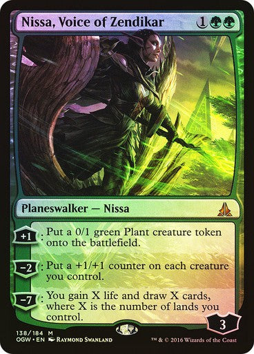 FOIL Nissa, Voice of Zendikar ~ Oath of the Gatewatch [ NM ] [ Magic MTG ]