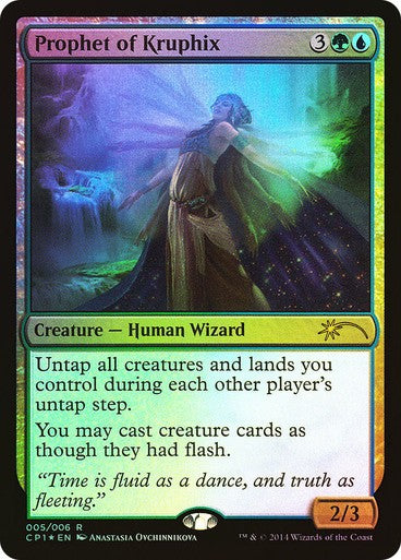 FOIL Prophet of Kruphix ~ Clash Pack Theros [ Excellent ] [ Magic MTG ]