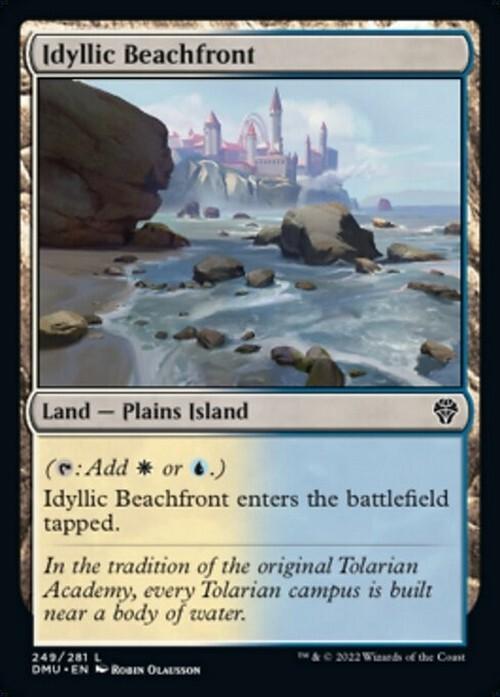 10 x FOIL Dominaria United Dual Lands ( Full Set = 1 of each ) [ NM ] [ MTG ]