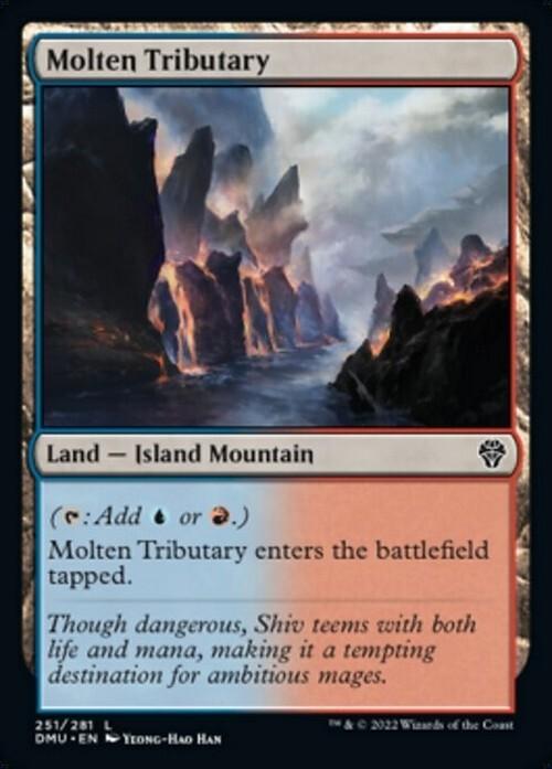 10 x FOIL Dominaria United Dual Lands ( Full Set = 1 of each ) [ NM ] [ MTG ]