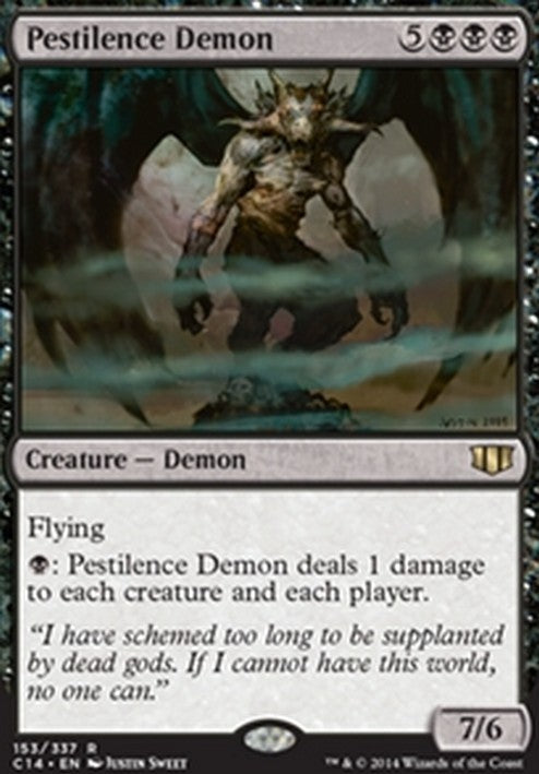 Pestilence Demon ~ Commander 2014 [ Excellent ] [ Magic MTG ]
