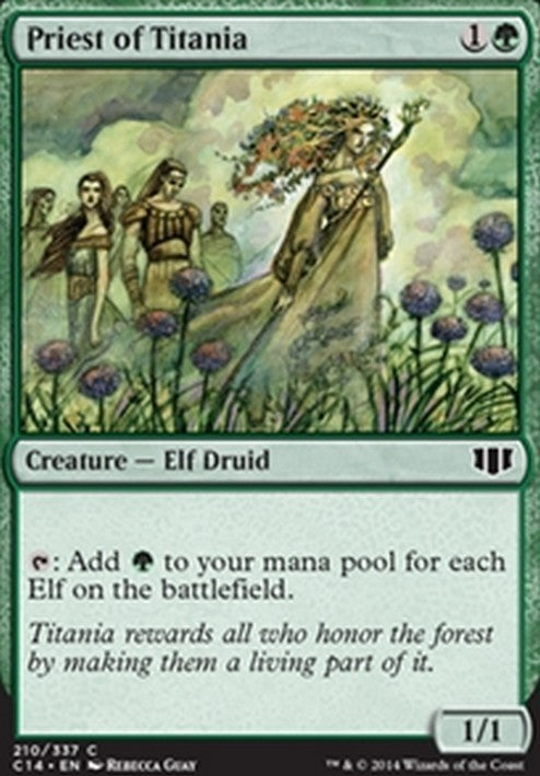 Priest of Titania ~ Commander 2014 [ Excellent ] [ Magic MTG ]
