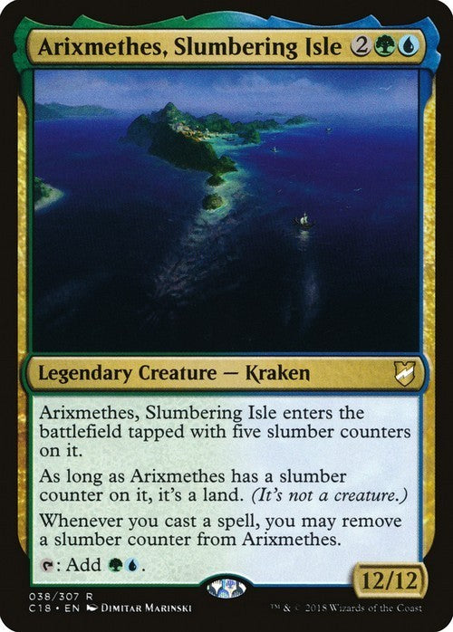 Arixmethes, Slumbering Isle ~ Commander 2018 [ Excellent ] [ Magic MTG ]