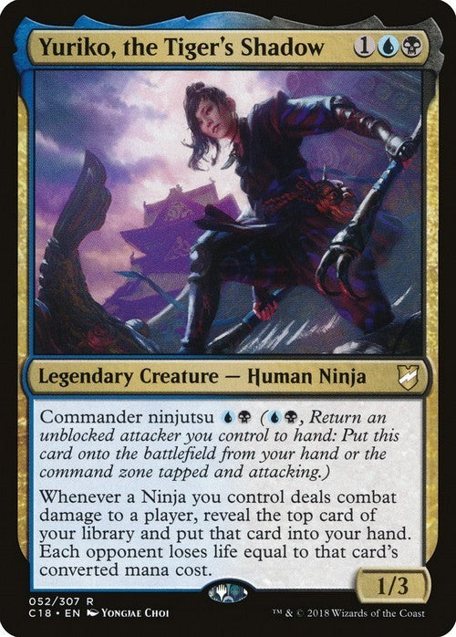 Yuriko, the Tiger's Shadow ~ Commander 2018 [ Excellent ] [ Magic MTG ]
